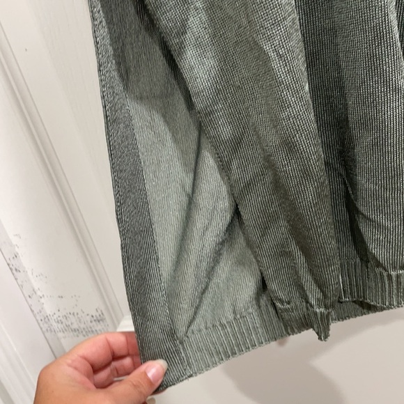 Dorothee Bis Olive Oversized V-Neck Tunic Sweater Top S - Picture 7 of 8